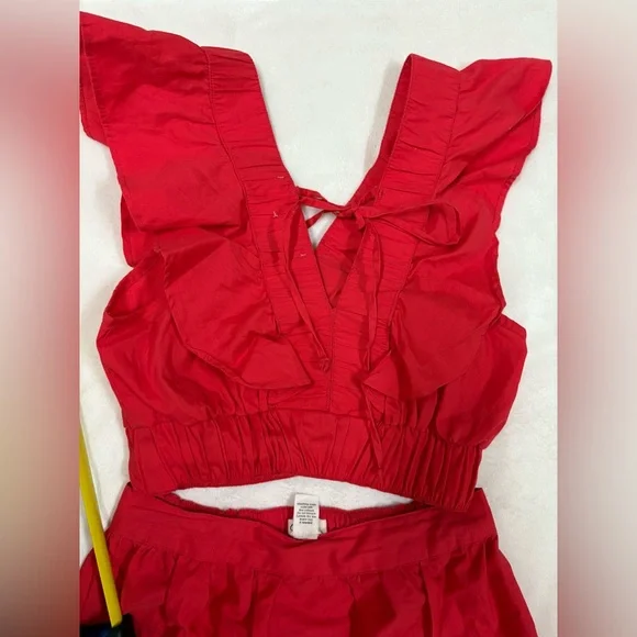 Japna Red A-Line Skirt - Picture 10 of 14